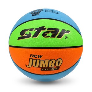 스타 BB417C 농구공 뉴점보 칼라 7호 공인구, 색상:스타BB417C농구공 7호, 1개