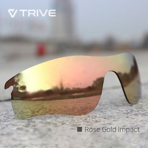 오클리 레이다락 패스 교체 호환 렌즈 Trive 트라이브 리필렌즈, C203 로즈골드 임팩트렌즈, 1개