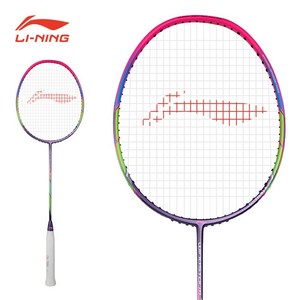 리닝 윈드스톰 72 퍼플 배드민턴라켓 AYPM198 무료스트링, 1개