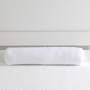 우리앤데코 캔버스 면 바디필로우 롱쿠션 원형 커버/5colors, 원형 일반솜(100x20cm) 추가