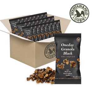 산과들에 원데이 그래놀라 블랙 30봉, 1개