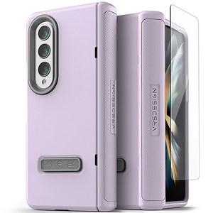 베루스 갤럭시Z폴드4 이중 범퍼 하드 반자동 힌지 보호 풀커버 휴대폰 케이스 테라가드 모던 + 전면 액정보호필름 1매