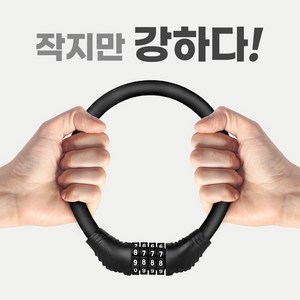 셀러나 자전거 전동 킥보드 와이어 자물쇠, 1개, 블랙