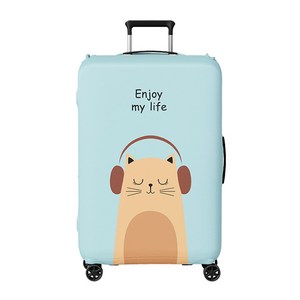 여행용 캐리어 커버 도난방지 천 스판 보호덮개