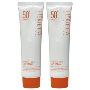 2개)헤리에타 퍼펙트 멀티 선크림90g SPF50+ PA+++, 단품