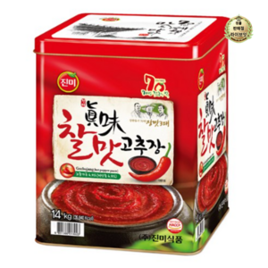 진미 찰맛 고추장, 5개, 14kg