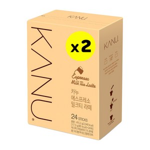 카누 에스프레소 밀크티라떼 24T 2개, 17g, 24개