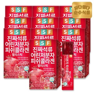 순수식품 석류 저분자 콜라겐 젤리 스틱, 300g, 10개