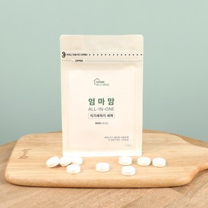 엄마맘 식기세척기 세제 전용 린스포함 올인원 삼성 엘지 SK6인용 식세기호환 90개입, 360g, 3개