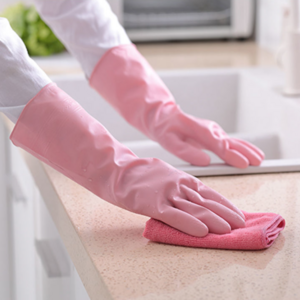 오늘새로 고급 니트릴 고무장갑 양손세트, 핑크, 중(M), 5개입