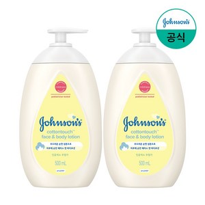 존슨즈 코튼터치 페이스앤바디 로션, 2개, 500g