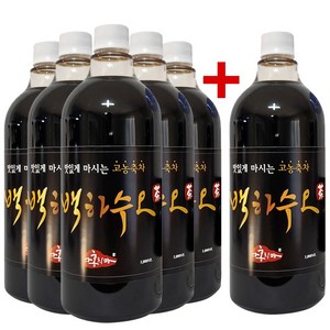 홍치마 대용량 백하수오차 진한 고농축 백하수오 원액 액상 1000ml 다홍치마, 6개, 6개, 1L