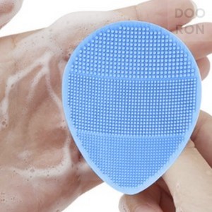 두론추천 실리콘 세안 브러쉬 실리콘 세안 브러시, 오렌지, 1개