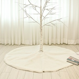 크리스마스 트리 나무 스커트 장식 소품 스노우트리 받침 110cm OMT-P03, 스노우스커트 L OMT-P03, 1개