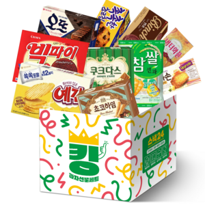 스낵24 킹갓성비 박스과자세트D, 10p, 1세트