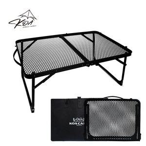 [KOA] 코아 캠프 어베인 아이언 메쉬 미니 폴딩 캠핑 테이블, 단품