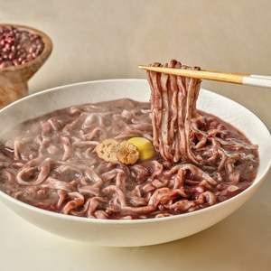 담꽃 국내산 팥 팥칼국수 밀키트 4인분 (780gX2봉), 2개, 780g