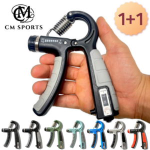 프로 카운트 강도조절 무소음 악력기 압력기 완력기 7color (5kg~60kg) 1+1 행사, 3. 그린&그레이, 5. 블루&블랙