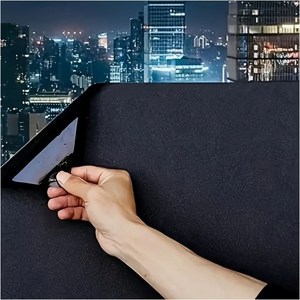 홈웰 열차단 무점착 유리창시트지, 03 블랙암막