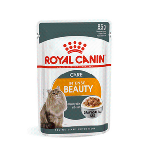 로얄캐닌 어덜트 인텐스 뷰티 파우치 고양이 습식사료 습식사료/주식캔/주식파우치, 85g, 24개입