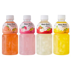 모구모구 4종혼합(복숭아+리치+사과+파인애플) 320mlx24ea, 24개, 320ml