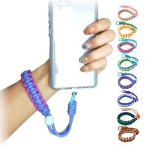 해피엘라 유럽 핸드폰 소매치기 도난방지 스트랩 휴대폰 고리 해외 유럽여행필수품, 1개, 블루 R