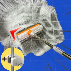 굿샤워 빈틈 브러쉬 화장실 욕실 바닥 청소 솔, 1개, 스노우화이트+거치대