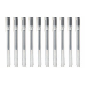 MUJI 무인양품 볼펜 세트 10자루입 캡식 블랙 0.5mm