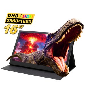 WAZ 2.5K WQXGA 16인치 IPS 포터블 DEX 휴대용 모니터 초경량 1600XTS