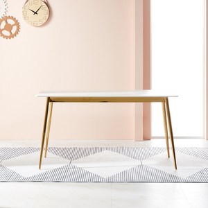 브라보가구 알리사 4인용 세라믹 식탁 1400 의자 미포함