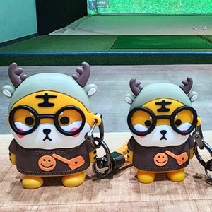침착한 호랑이 차키케이스 스마트키 키홀더 키링 현대 기아 쉐보레 벤츠 BMW 아우디 폭스바겐 새차 신차 선물, 현대-L