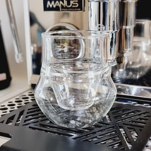 더블월 에스프레소 샷잔 샷글라스 홈카페 컵 유리 커피, 1개