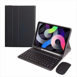 핀흔(PINHEN) 아이패드 시리즈 케이스 블루투스 한글 키보드 마우스 세트, 블랙