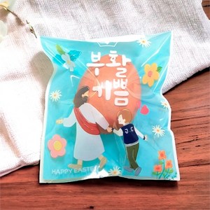 프리스카이 부활절 1구 접착식 비닐 부활기쁨 - 30매