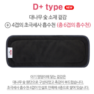 처비체리 인설트(속기저귀) 라이너, 1개