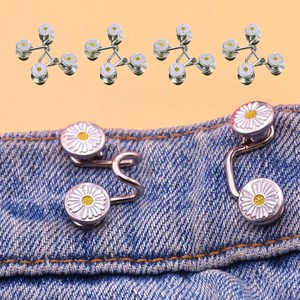 비기팬시 없어졌쥬 허리 줄임 조절 클립 단추 4개 1SET, 2세트, 데이지