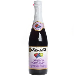 마르티넬리 스파클링 애플 그레이프주스, 750ml, 1개