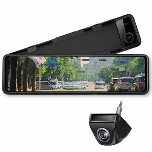 4K UHD 12인치 2채널 룸미러 블랙박스 플래티넘 S9, 와이드카메라, 64GB