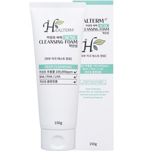 힐텀 어성초 바하 아크네 약산성 클렌징폼 150g, 1개