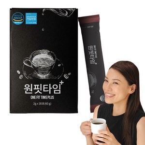 원핏타임 다이어트 커피 간헐적단식 포스콜린, 60g, 1개