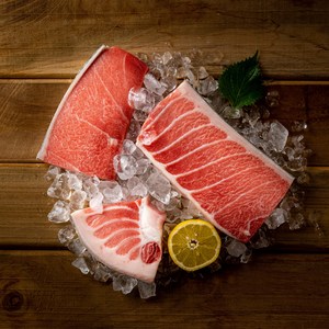 [노인과 참치] 참다랑어 냉동참치회 1kg 1번 대뱃살, 1개