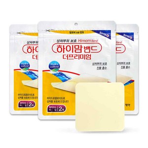 하이맘밴드 더프리미엄 잘라쓰는 타입 10x10cm 2매 x 3개, 1세트
