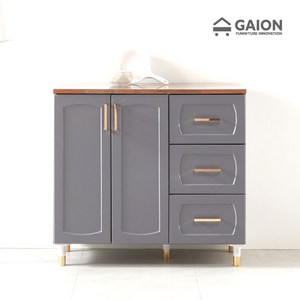 가이온 라온 1000 주방수납장, 그레이