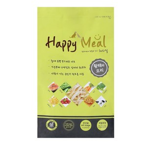 (할인) 해피밀 황태와오리 전연령용 소프트사료 - 100g당 436.7kcal, 1개, 1.2kg, 닭