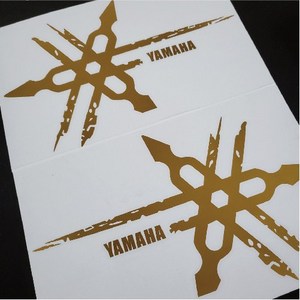 야마하 레트로 스티커 로고 데칼 YAMAHA 엠블럼 커버 세트 튜닝 티맥스 엔맥스 엑스맥스, 야마하레트로스티커블랙, 1개, 블랙