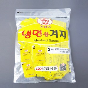 냉면용겨자 3 g 200입 1개 Tel. 032-674-0284