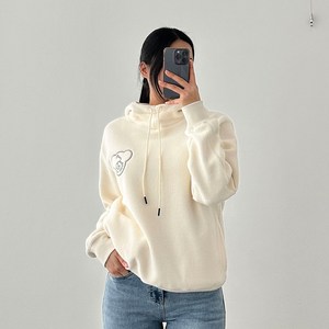 TR테디베어 포키즈 로고 기모 후드