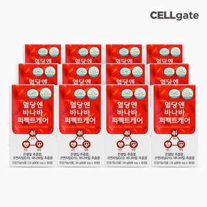 혈당엔 바나바 퍼펙트케어 12개월 은행잎 코큐텐 여주, 30정, 12개