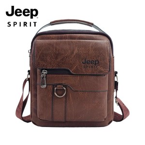 JEEP SPIRIT 남자 크로스백 지프 남성 가죽 숄더 메신저 어깨 미니 레더 가방