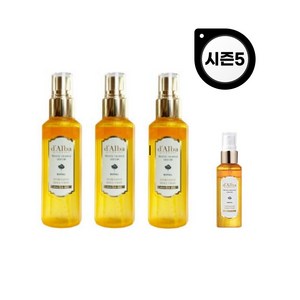 [대용량 시즌5]달바 미스트 로얄 세럼 화이트 트러플 160ml 3통+60ml 1통 변정수